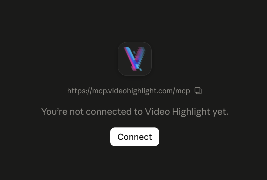 The Connect button on the custom connector dialog