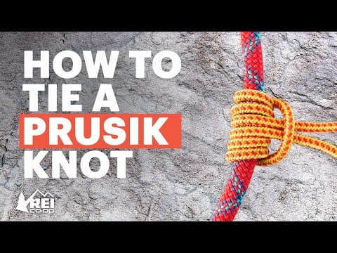 Rock Climbing: How to Tie a Prusik Knot