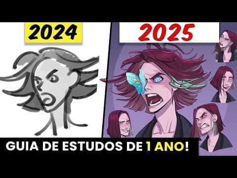 Como DESENHAR BEM em 1 Ano | Aprenda a Desenhar SOZINHO